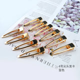 12pcs DIY Resin Hairpin Molds for Jewelry Craft