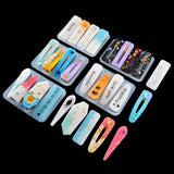 12pcs DIY Resin Hairpin Molds for Jewelry Craft
