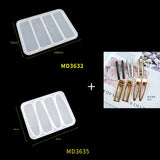 12pcs DIY Resin Hairpin Molds for Jewelry Craft
