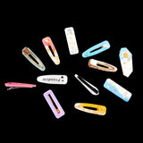 12pcs DIY Resin Hairpin Molds for Jewelry Craft