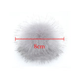 12pcs Hairball Pompoms for DIY Hats Crafts Supplies