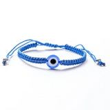 12pcs Evil Eye Resin Beads Bracelet Charms with Nylon Cord