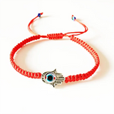 12pcs Evil Eye Resin Beads Bracelet Charms with Nylon Cord