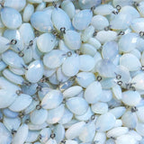12pcs Natural Stone Water Drop Charm Pendants for Jewelry Making