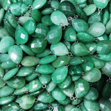 12pcs Natural Stone Water Drop Charm Pendants for Jewelry Making