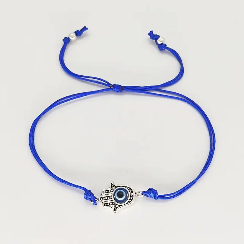 12pcs Evil Eye Hamsa Hand Bracelet Hamsa Bracelet Gift Family Friends