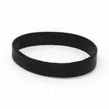 12pcs Sillicone Rubber Cuff Bracelets for Men Women Gift