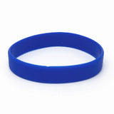 12pcs Sillicone Rubber Cuff Bracelets for Men Women Gift