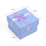 12pcs Multi-color Jewelry Packaging Box Earrings Ring Gift Holder