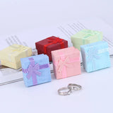 12pcs Multi-color Jewelry Packaging Box Earrings Ring Gift Holder