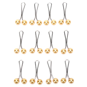 12pcs Pearl Scarf Brooch Pin Muslim Hijab Clips