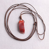 12pcs Natural Stone Agate Pendants Necklace for Women