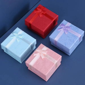 12pcs Jewelry Organizer Storage Necklace Earrings Box 5x5x3.2cm