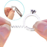 12pcs Jewelry Reducer Resizing Tools Ring Size Adjuster Spring DIY Spiral Guard