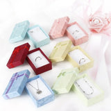 12pcs Jewelry Ring Box Paper Packaging Bracelet Gift Boxes