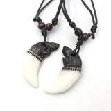 12pcs/LOT Carved Teeth Sea Turtles Pendants Necklaces Men Women's Gift