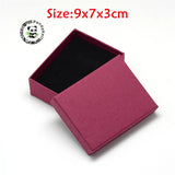 12pcs Red Tan Olive Cardboard Jewelry Set Display Packaging