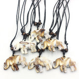 12pcs Tibetan Elephants Pendants Acrylic Charms Surfer Man Amulet Jewelry
