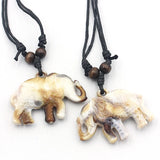 12pcs Tibetan Elephants Pendants Acrylic Charms Surfer Man Amulet Jewelry