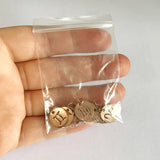 12pcs Rose Zodiac Pendant Charms DIY Jewelry Necklace Bracelet Accessories