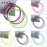 12pcs Women 80mm Hoop Earrings Circle Exaggerated Jewelry Accessories