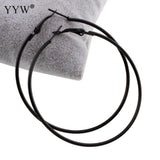 12pcs Women 80mm Hoop Earrings Circle Exaggerated Jewelry Accessories