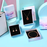 Marble Jewelry Travel Organizer Box Necklace Bracelet Rings Display Box