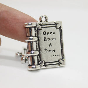 12pcs Mini Fairy Tale Book Charms DIY Jewelry Making