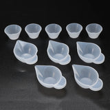 12pcs Mix Cup Silicone Mold Epoxy Resin Tools DIY Jewelry Making Kit