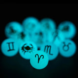12pcs Noctilucent Bead Balls 12 Constellations DIY Jewelry Necklace Bracelets