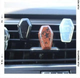 12pcs Crystal Stone 25mm Heart Car Air Outlet Decoration Clip