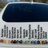 12pcs Crystal Stone 25mm Heart Car Air Outlet Decoration Clip