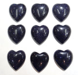 12pcs Agates Turquoises Heart-shaped Cabochons 25*23mm