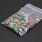 12pcs Agates Water Drop Shape Unakite Quartz Pendant 10x30mm