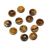 Tiger Eye Stone Charms Beads 12x12mm for Jewelry Making DIY Necklace Earrings