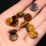 Tiger Eye Stone Charms Beads 12x12mm for Jewelry Making DIY Necklace Earrings