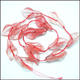 12pcs Natural Carnelian Stone Flowers Strings Bracelet Making Accessories
