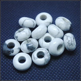 12pcs Nature African Turquoise European Beads 8x14mm