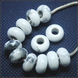 12pcs Nature African Turquoise European Beads 8x14mm