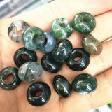 12pcs Nature African Turquoise European Beads 8x14mm