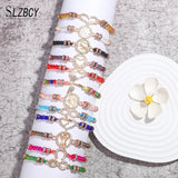 12pcs Heart Animal Angel Rose Crystal Bracelet for Teens Kids Rhinestone Gift