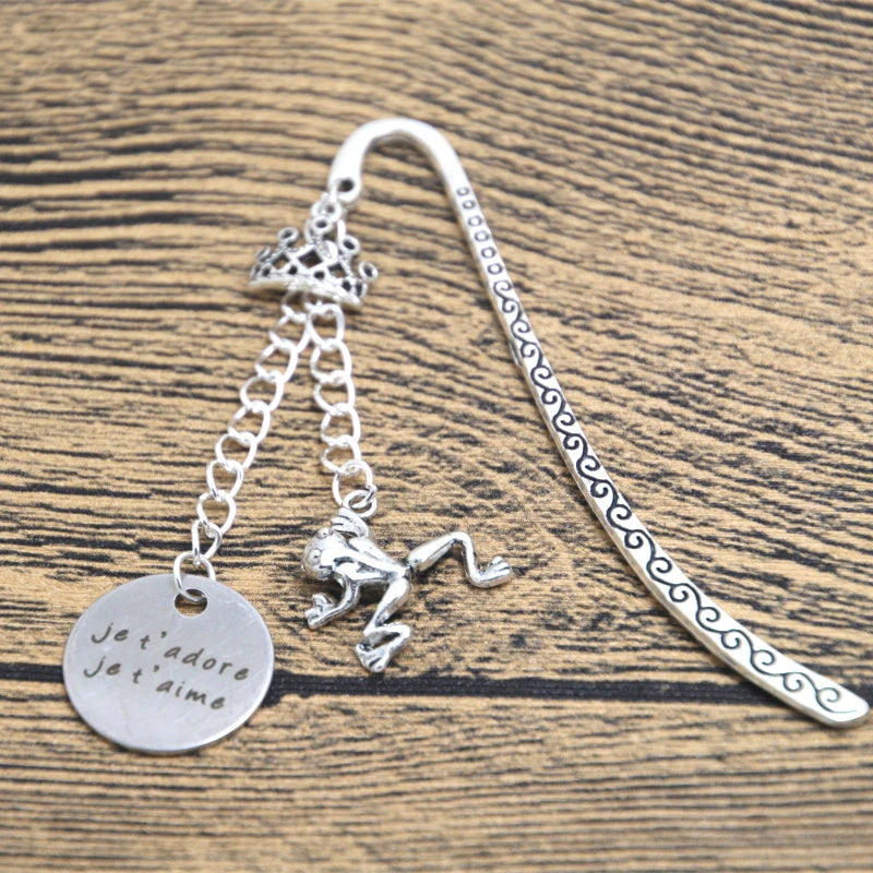 Princess and the Frog Inspired Bookmark with Love French Necklace Crystals