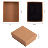 12pcs Cardboard Jewelry Boxes for Women - Ring Necklace Earring Display Box