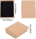12pcs Cardboard Jewelry Boxes for Women - Ring Necklace Earring Display Box