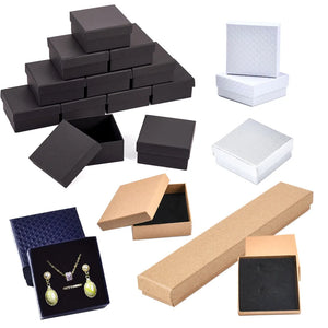 12pcs Rectangle Jewelry Set Box with Sponge Inside