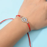 12pcs Evil Eye Bracelet Red String Fatima Hand Charms Jewelry