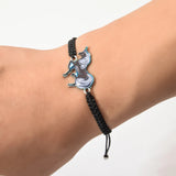 Enamel Unicorn Charms Bracelet for Women Girl Adjustable Chain Anklet