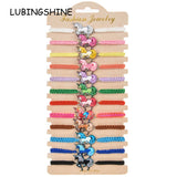 Enamel Unicorn Charms Bracelet for Women Girl Adjustable Chain Anklet