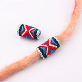 12pcs Ethnic Style Hair Beads Clips Spiral Hairpin Hair Accessories