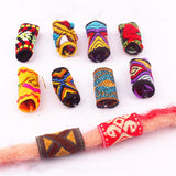 12pcs Ethnic Style Hair Beads Clips Spiral Hairpin Hair Accessories